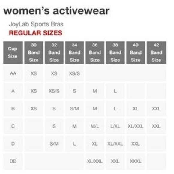 JoyLab Sports Bra Women X-Small Criss Cross Back Straps Workout Top XS - Picture 8 of 8